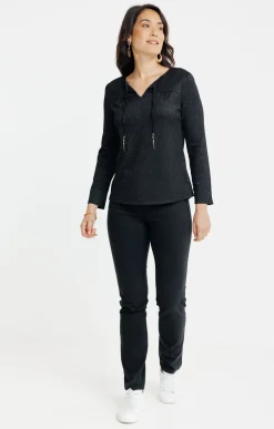 Tee-shirt uni manches longues -