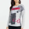 T-SHIRT COL ROND MANCHES LONGUES -