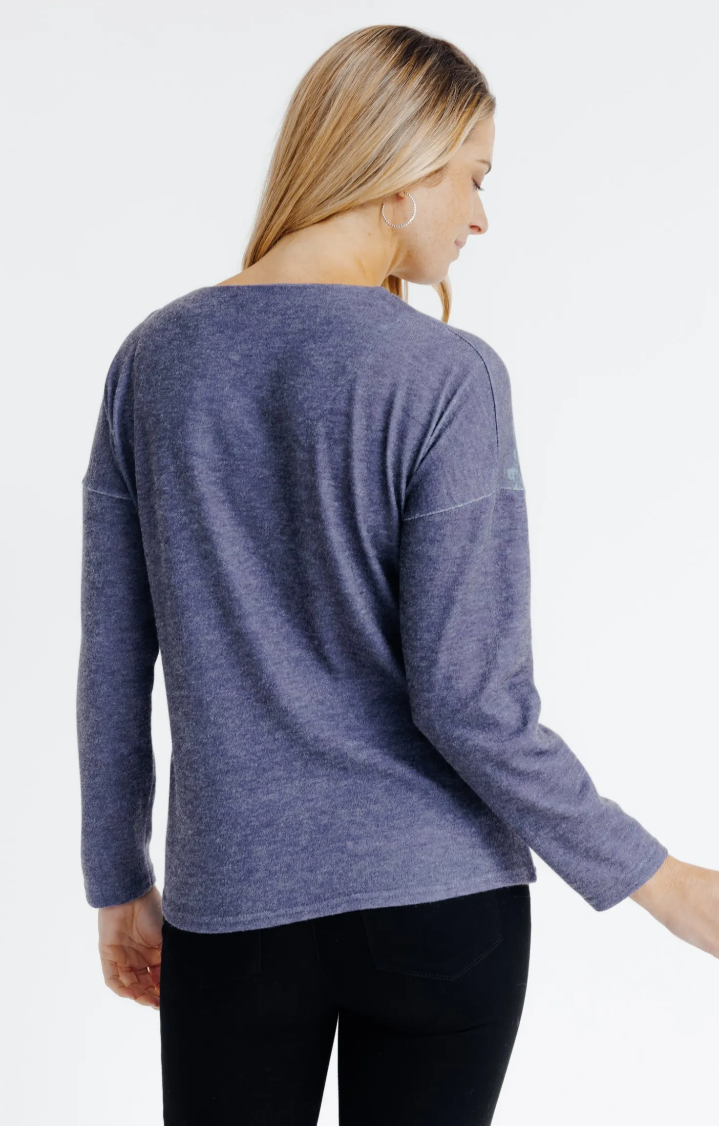 T-SHIRT COL ROND MANCHES LONGUES -