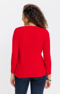 T-SHIRT IMPRIME COL ROND -