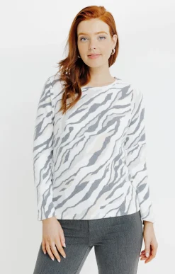 T-SHIRT IMPRIME MANCHES LONGUES -