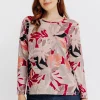 T-SHIRT IMPRIME MANCHES LONGUES -