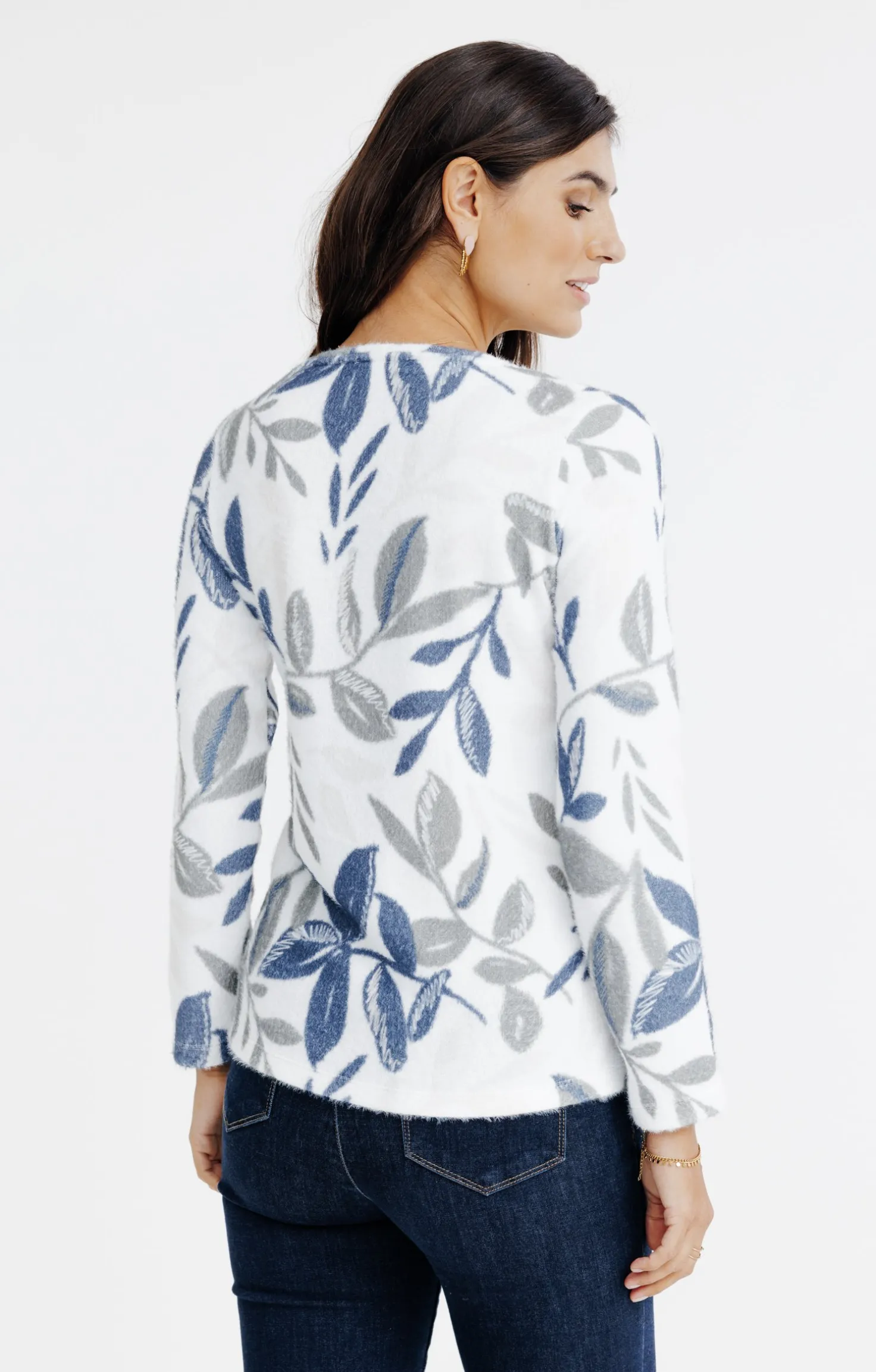 T-SHIRT IMPRIME MANCHES LONGUES -