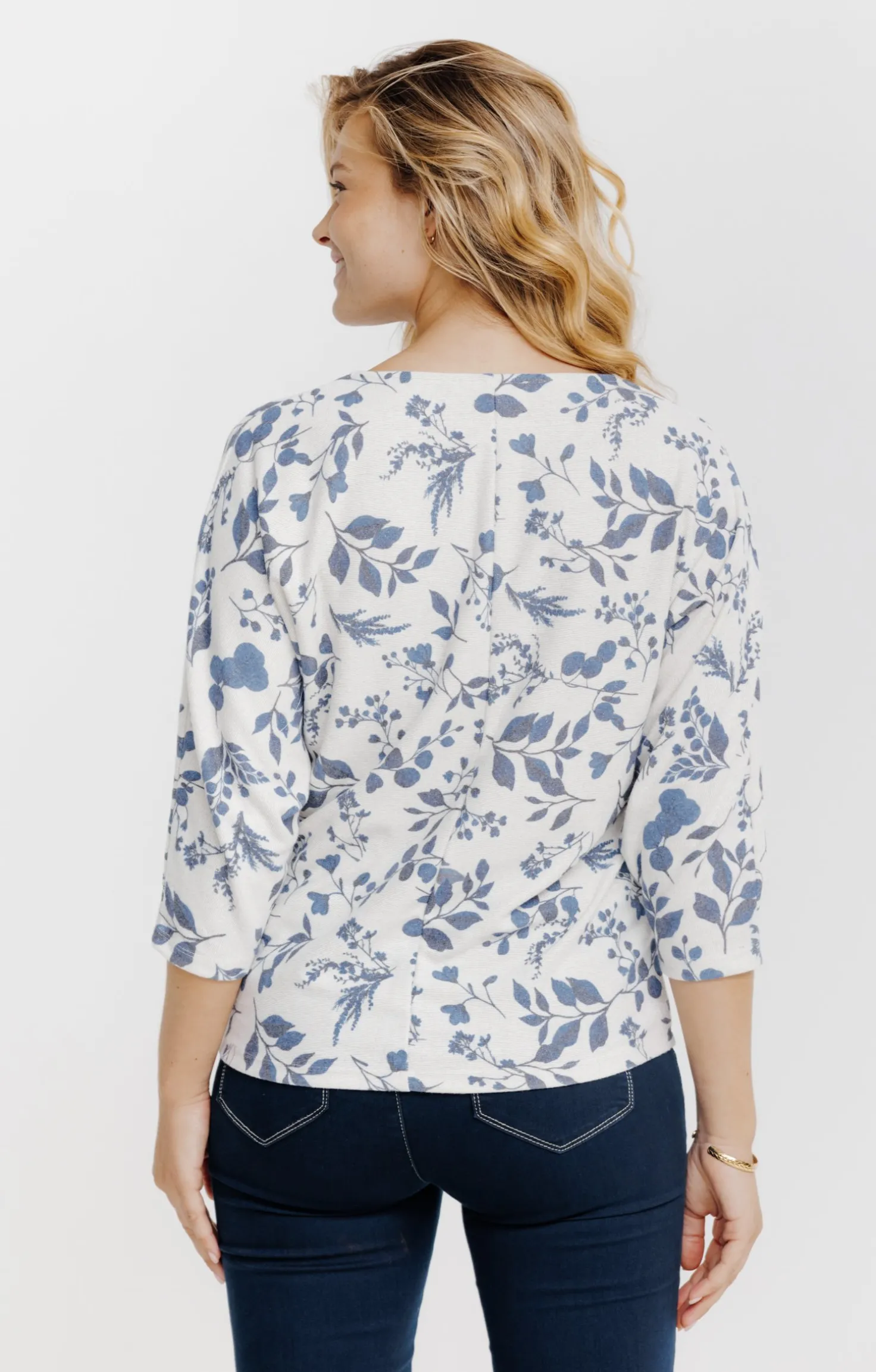T-SHIRT MANCHES COUDES COL V -