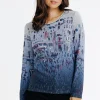 T-SHIRT MANCHES LONGUES COL ROND -