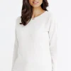 T-SHIRT MANCHES LONGUES COL ROND -