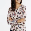 T-SHIRT MANCHES LONGUES COL ROND -