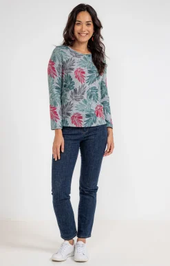 T-SHIRT MANCHES LONGUES COL ROND -