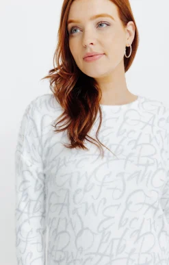 T-SHIRT MANCHES LONGUES COL ROND -
