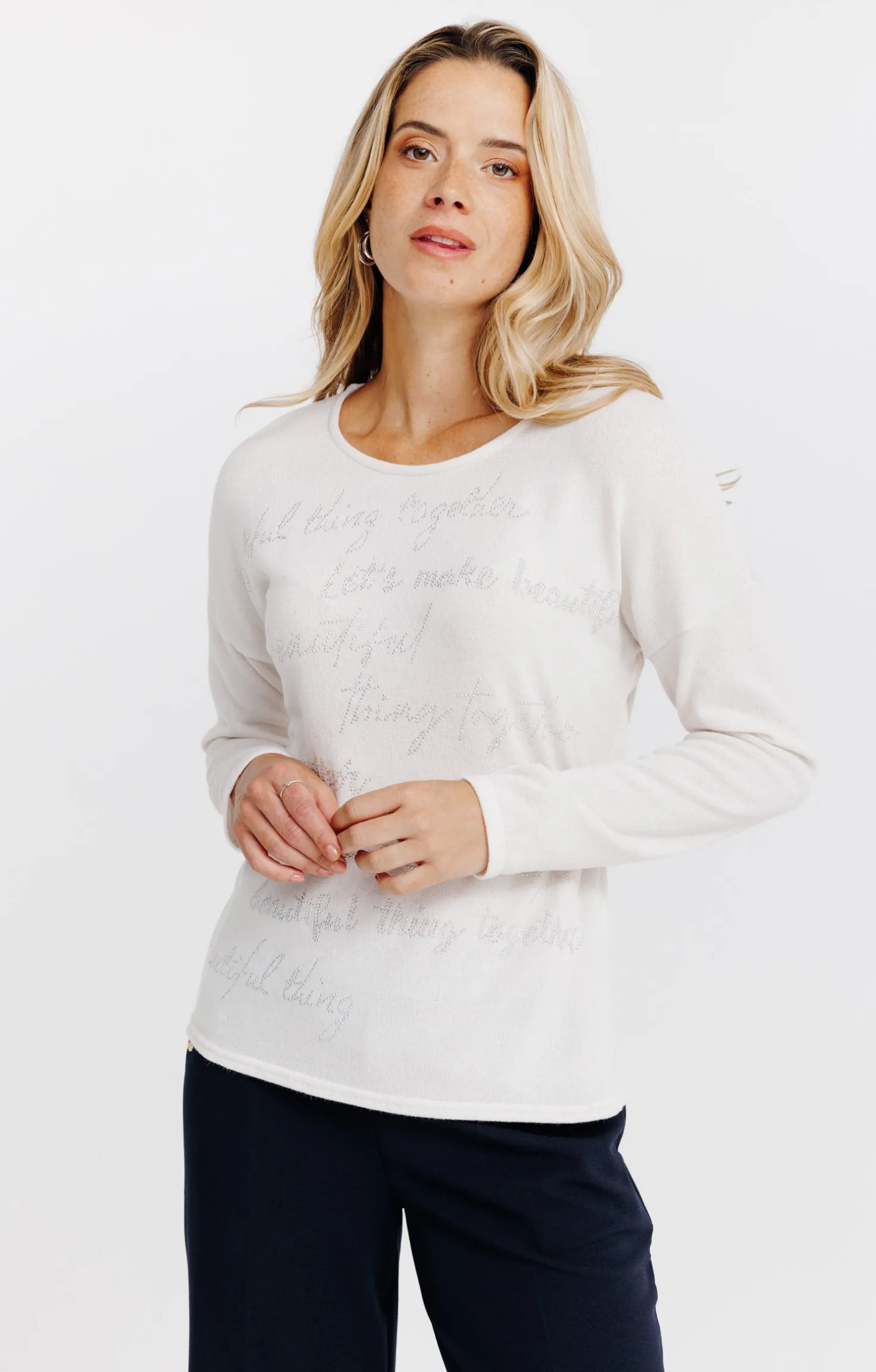 T-SHIRT UNI MANCHES LONGUES -