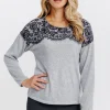 T-SHIRT UNI MANCHES LONGUES -