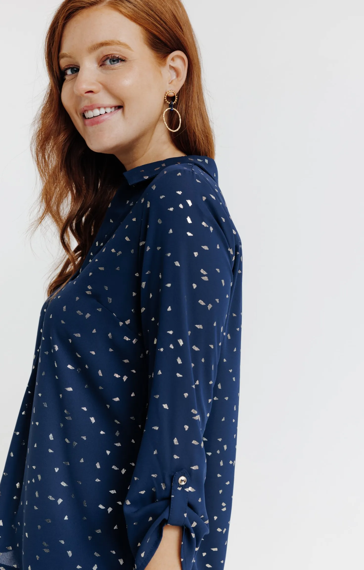 Tunique col chemise -